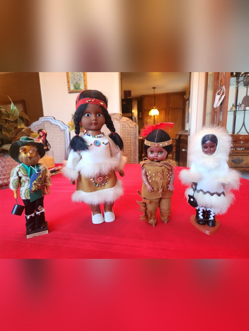 Vintage Native American & Australian Souvenir Doll Set - Indigenous Set O 4